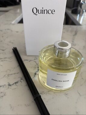 Quince Reed Diffuser Box - White with Black Text
